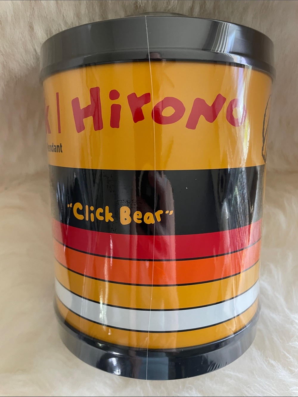 Kodak Yellow & Black Bear Camera Canister
